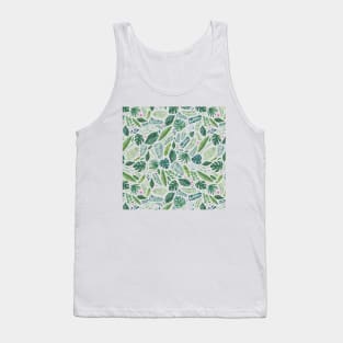 Tropical or Jungle Leaves Tank Top